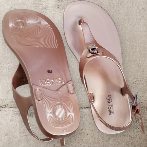 Michael Kors Jelly Thong Sandals - Picture 4 of 6